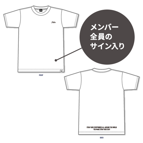 StrayKids ALL IN メンバー全員サイン入りTシャツ kabata.co.jp